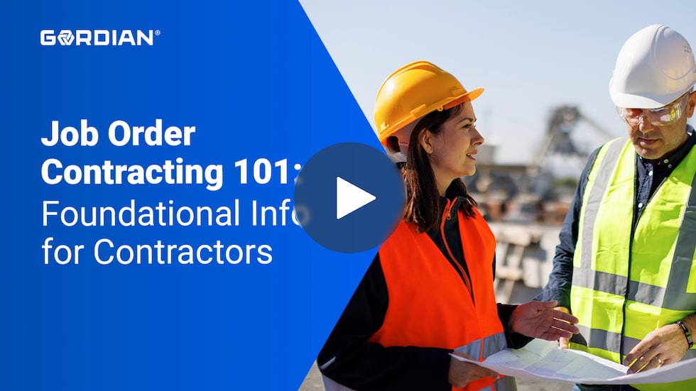 Your Fast Track to Projects: Become an Awarded Gordian JOC Contractor