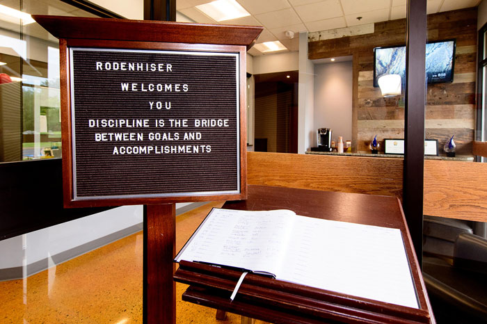 Rodenhiser Welcome Sign