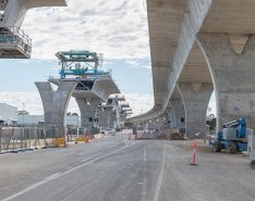 Road project under construction
