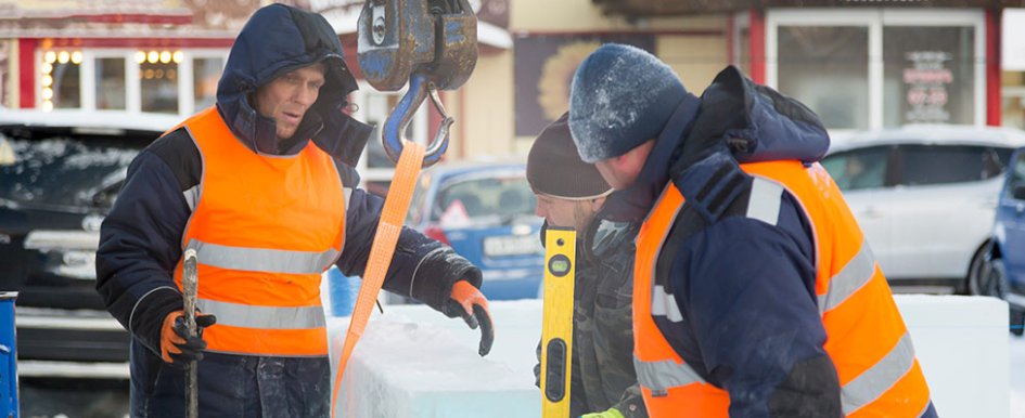 Construction worker winter outlet jacket