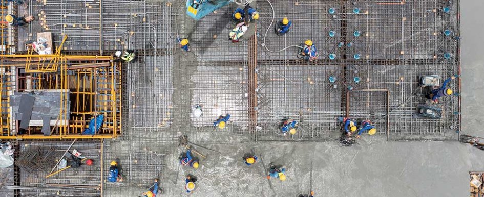 Aerial shot of jobsite/Adobe Stock