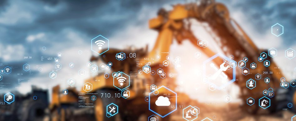 Equipment with tech symbols/Adobe stock