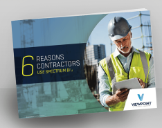 Viewpoint 6 Reasons Contractors Use Spectrum BI White Paper